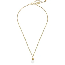 Dainty Pearl Drop Necklace