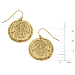 Dotted Bee Earrings