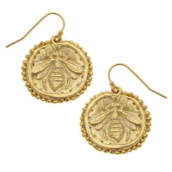 Dotted Bee Earrings