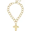 Dotted Cross Necklace
