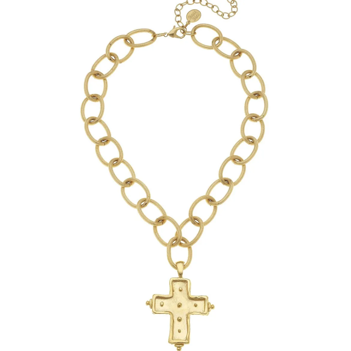 Dotted Cross Necklace