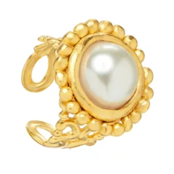 Dotted Pearl Ring