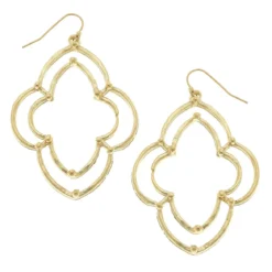 Dotted Scallop Earrings