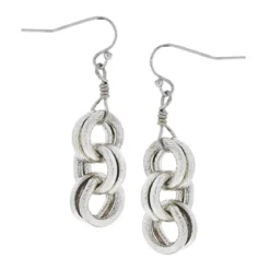 Double Link Chain Earrings