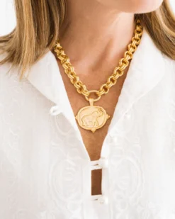 Elephant Intaglio Necklace