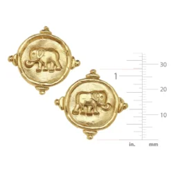 Elephant Intaglio Studs