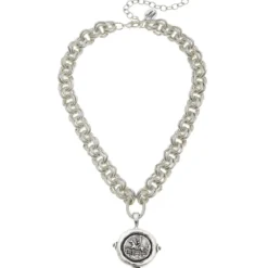 Equestrian Intaglio Necklace