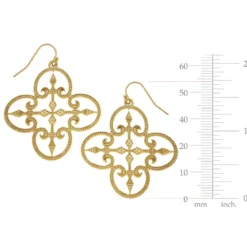 Filigree Clover Earrings