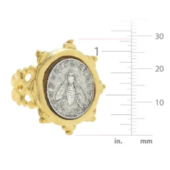 Florence Italian Bee Coin Ring