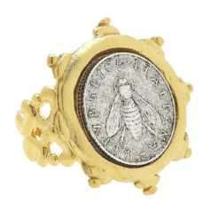 Florence Italian Bee Coin Ring