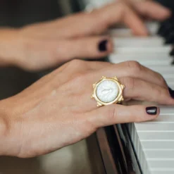 Florence Italian Bee Coin Ring