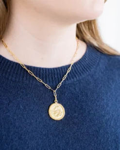Franc Paperclip Necklace
