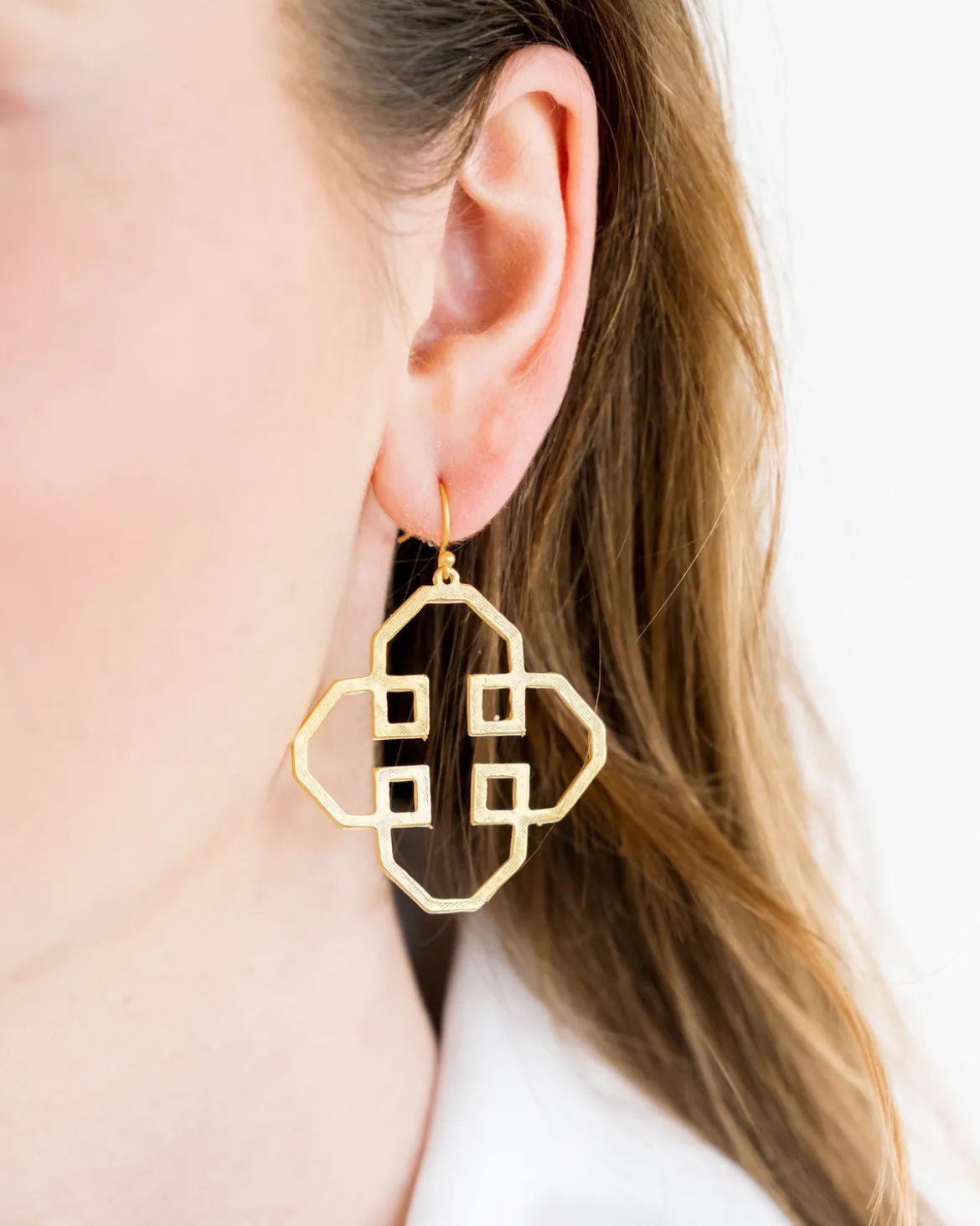 Geometric Outline Earrings