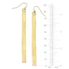 Gold Bar Earrings