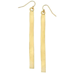 Gold Bar Earrings