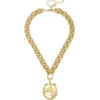 Gold Horseshoe Necklace
