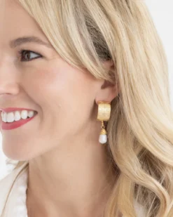 Guest Pearl Drop Earrings