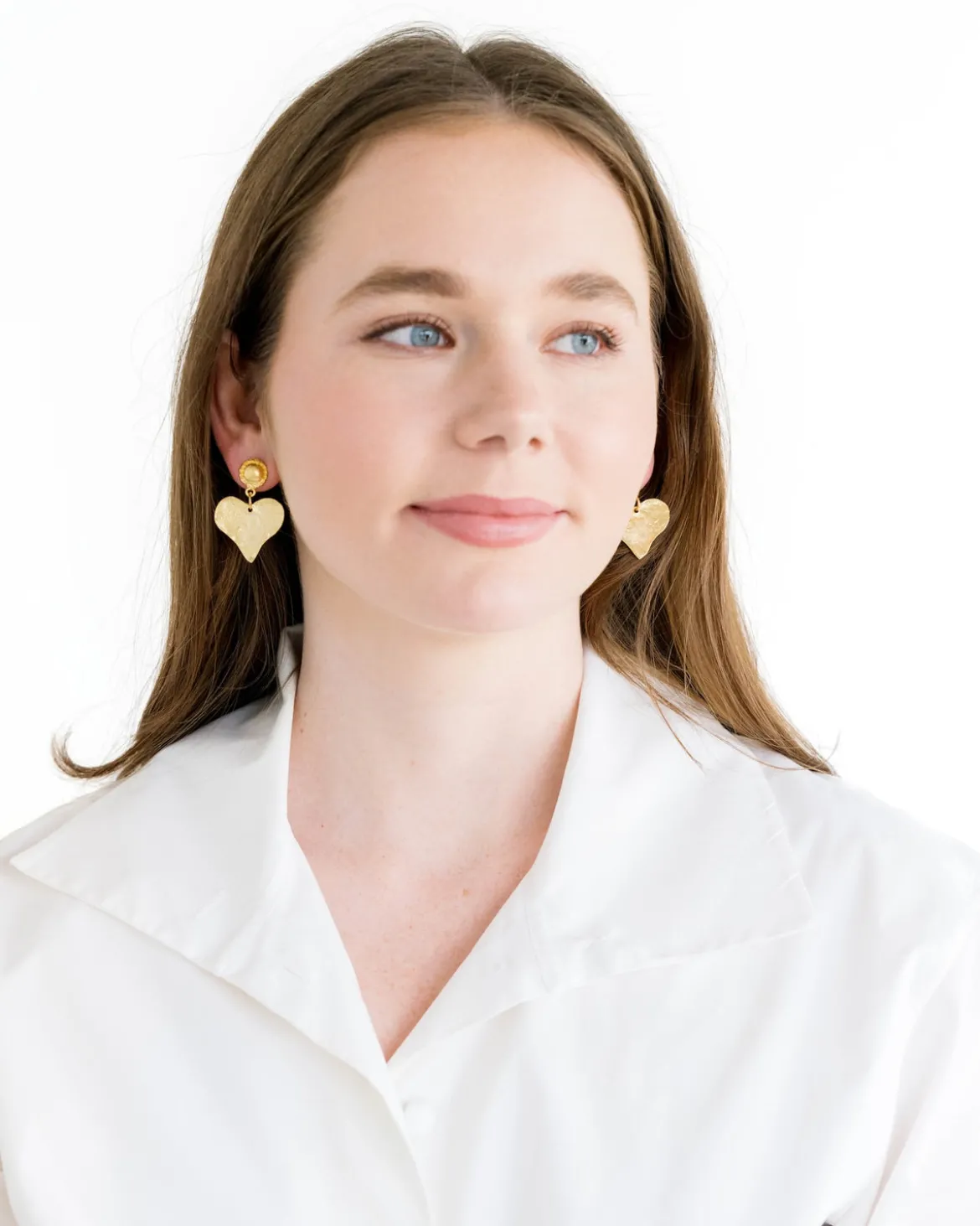 Heart Drop Earrings