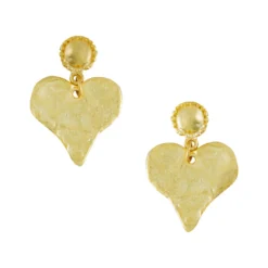 Heart Drop Earrings