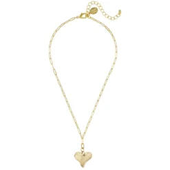 Heart Paperclip Necklace