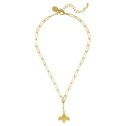 Honey Bee Paperclip Necklace