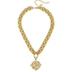 Horse Head Intaglio Necklace