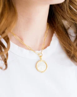 Ida Jerusalem Cross Necklace