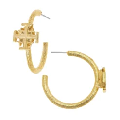 Jerusalem Cross Hoops