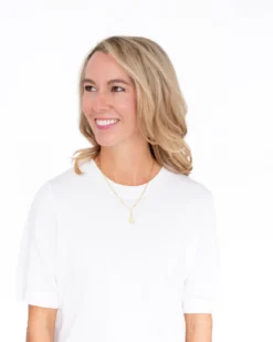Jerusalem Cross Paperclip Necklace