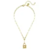 Keepsake Lock Paperclip Necklace