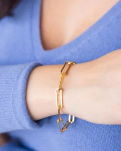 Large Paperclip Bracelet