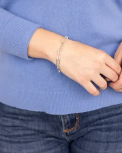 Large Paperclip Bracelet