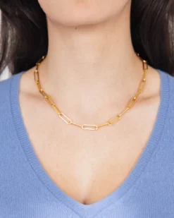 Large Paperclip Necklace