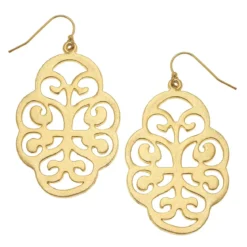 Leaf Cut Out Earrings