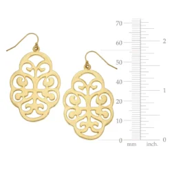 Leaf Cut Out Earrings