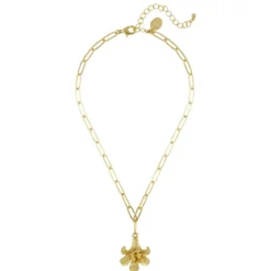 Lily Paperclip Necklace