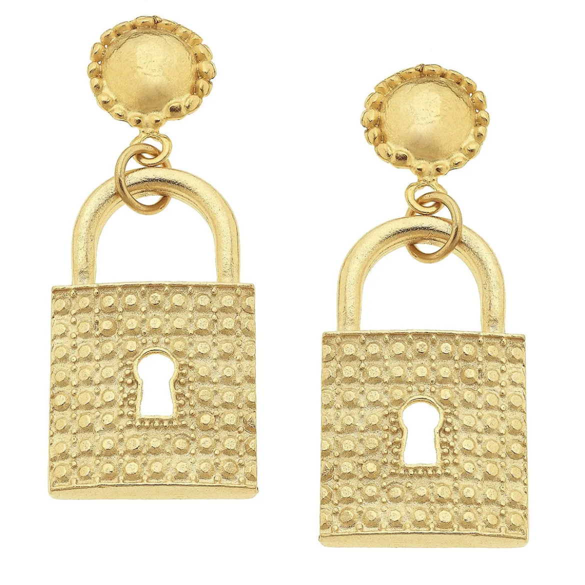 Lock Earrings