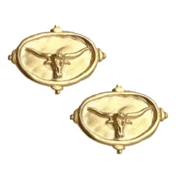 Longhorn Intaglio Studs