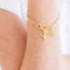 Longhorn Paperclip Bracelet