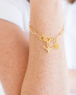 Longhorn Paperclip Bracelet
