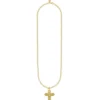 Long Jerusalem Cross Necklace