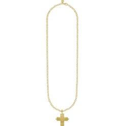 Long Jerusalem Cross Necklace