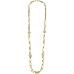 Long Linked Butterfly Chain Necklace