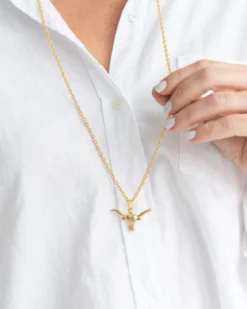 Long Longhorn Necklace