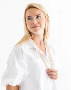 Long Loop Chain Necklace