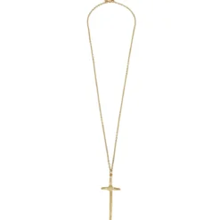 Long Tall Cross Necklace