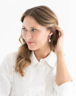 Madeline Pearl Drop Earrings