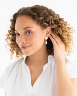 Madeline Pearl Drop Earrings