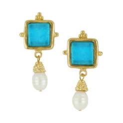 Madeline Pearl Drop Earrings