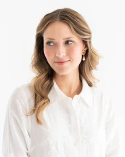 Madeline Pearl Drop Earrings